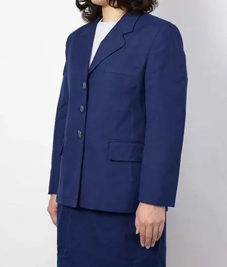 【レディース特価】アメリカ空軍 USAF エアフォースブルー レディース ドレスジャケット USED AF-JKT-LU