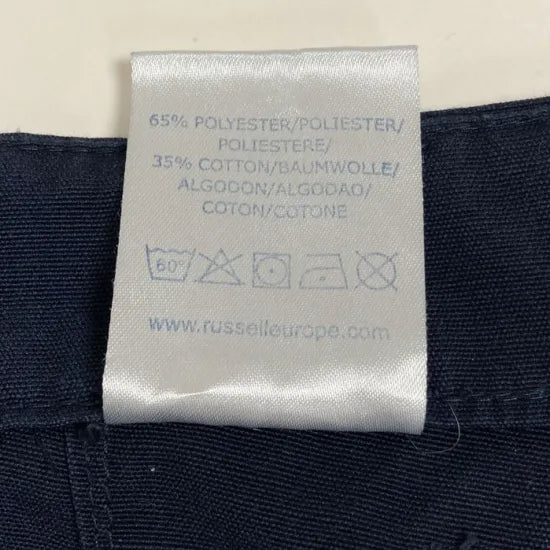 イギリス内務省 Home Office ネイビー RUSSELL テフロン カーゴパンツ USED =