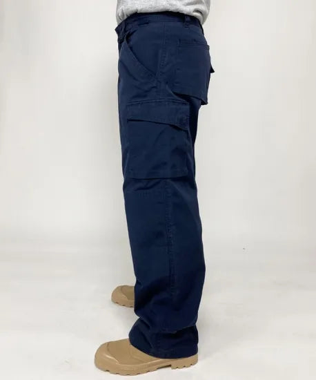 イギリス内務省 Home Office ネイビー RUSSELL テフロン カーゴパンツ USED =