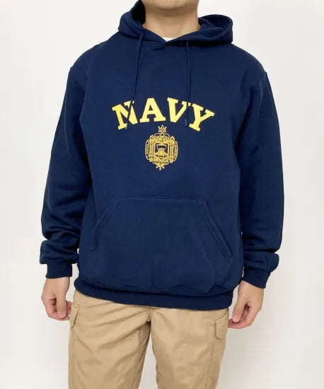 アメリカ海軍兵学校 U.S.N.A. ネイビー SOFFE フードスウェットシャツ 新品 USSW60NN