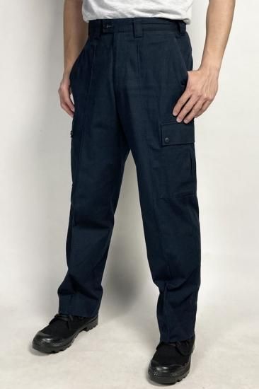 イギリス・ロンドン警察 METROPOLITAN POLICE ネイビー リップストップ カーゴパンツ USED 225UR=