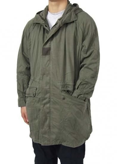 【訳あり】フランス軍 OD M-64 フィールドパーカー(USED)シェルのみ 424UD