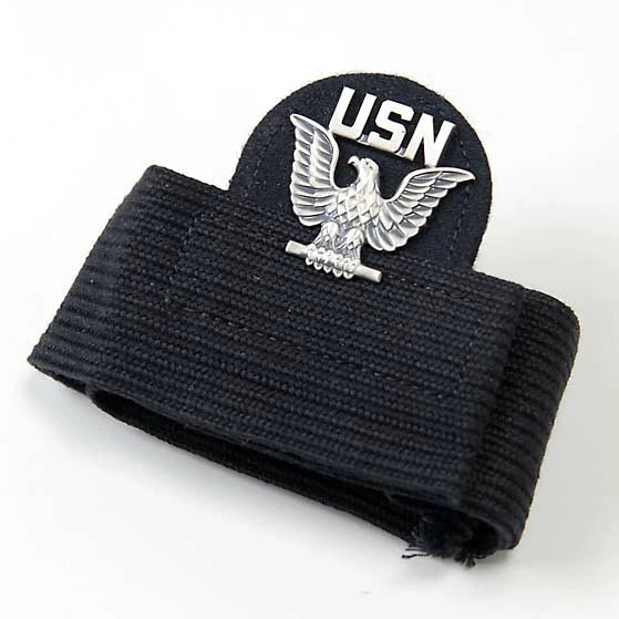 アメリカ海軍 U.S.NAVY サービスキャップ バッジ 新品 163N-