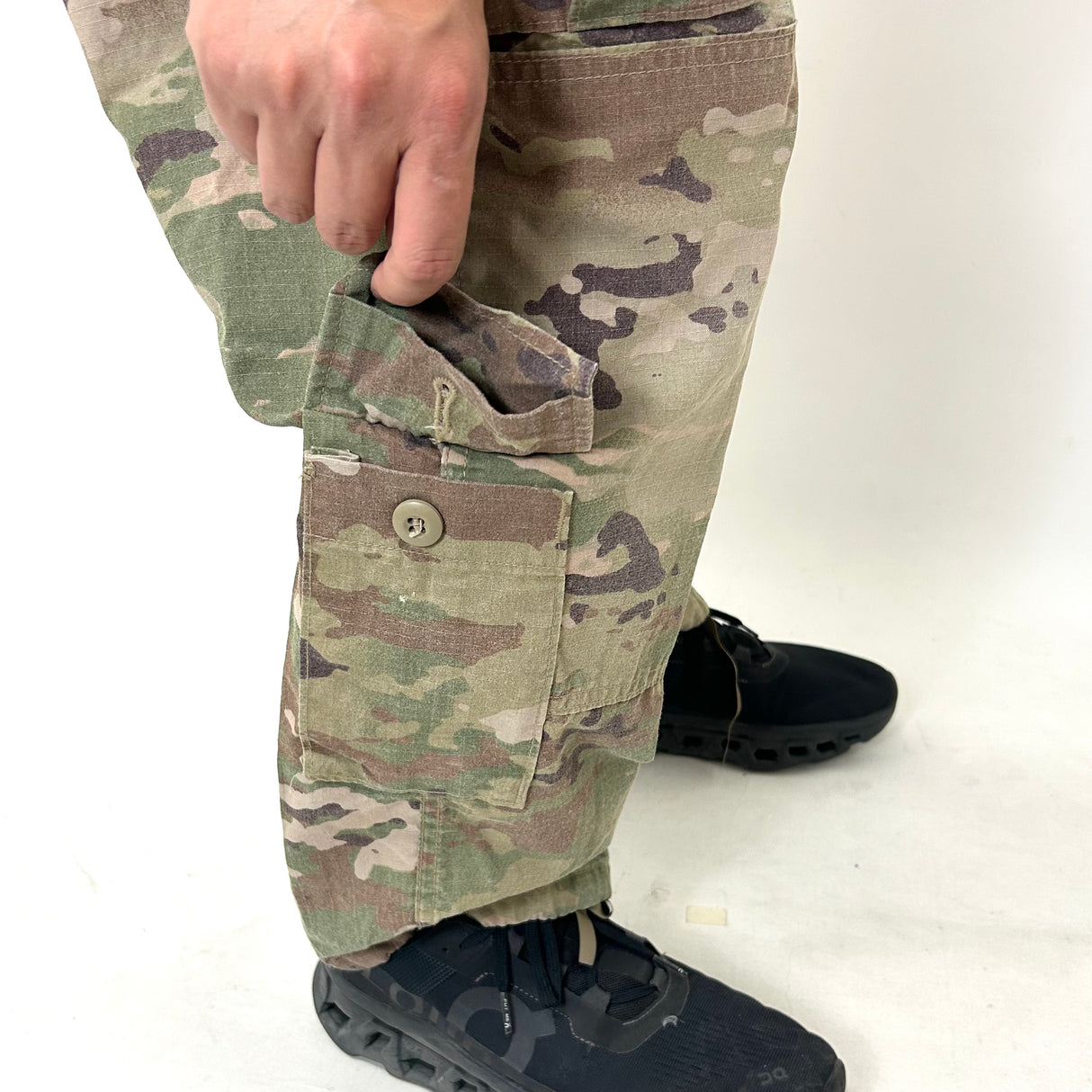 アメリカ軍 U.S.ARMY マルチカム リップストップ コンバットパンツ USED 163U=