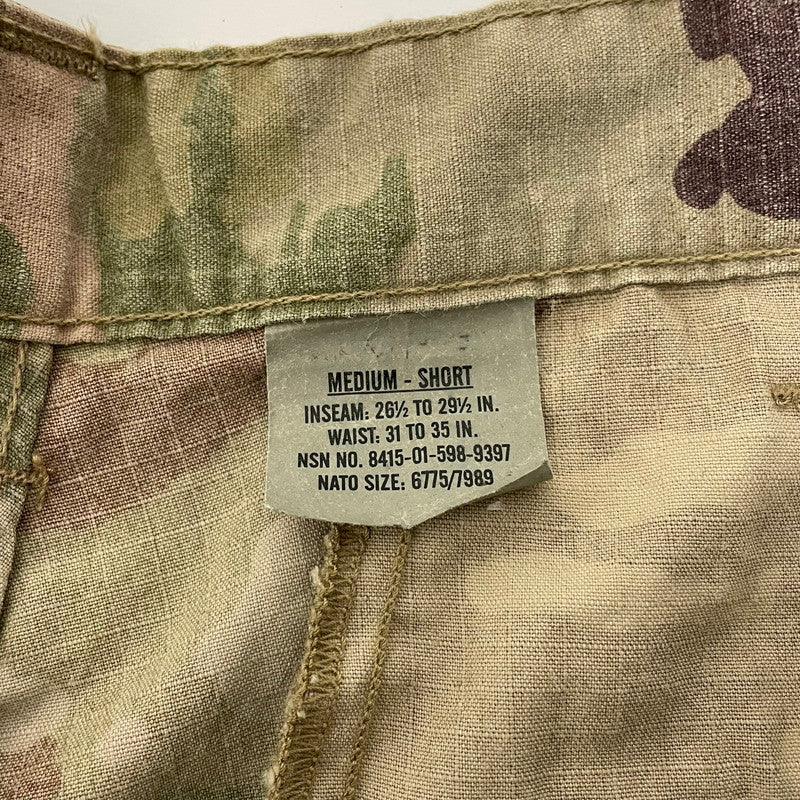 アメリカ軍 U.S.ARMY マルチカム リップストップ コンバットパンツ USED 163U=