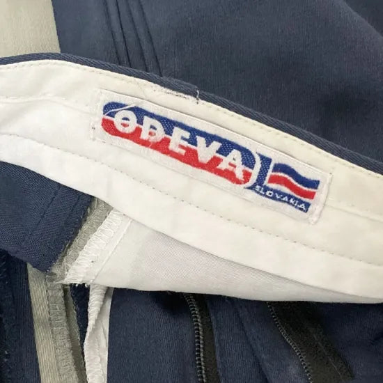 1点物・2種類 チェコ軍 ネイビー ストライプ ドレスパンツ USED =