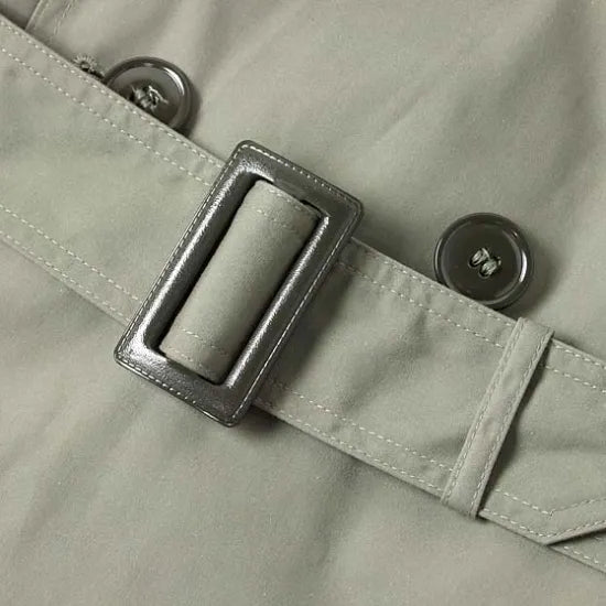 (11/15まで特価)アメリカ海兵隊 USMC カーキ トレンチコート 新品 604KN