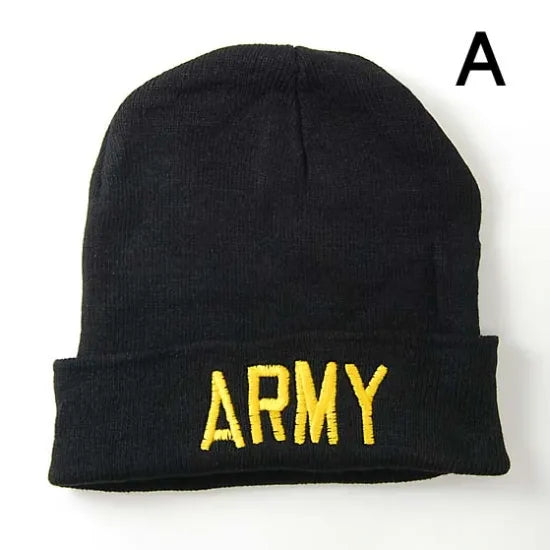 U.S.ARMY ブラック ウォッチキャップ 新品 M27N-