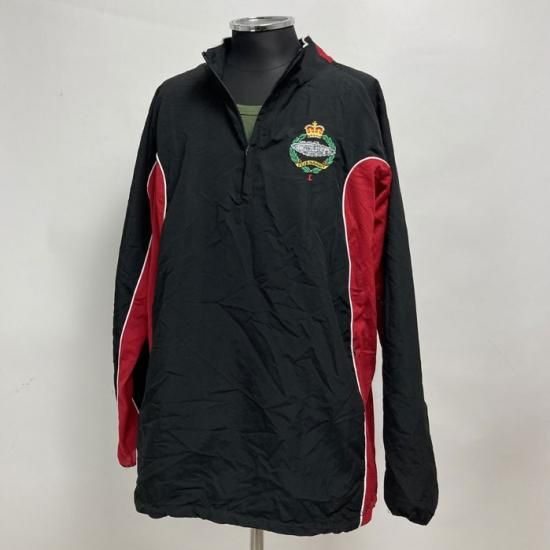 【1点物】イギリス陸軍 FEAR NAUGHT ブラック トレーニングジャケット(USED)UK41=