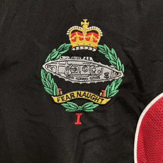 【1点物】イギリス陸軍 FEAR NAUGHT ブラック トレーニングジャケット(USED)UK41=