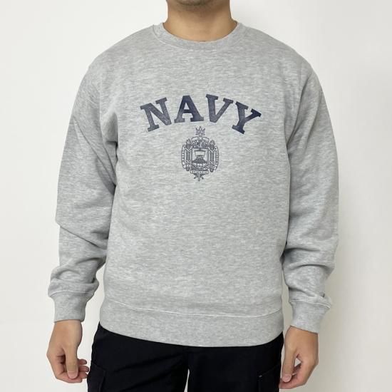 アメリカ海軍兵学校 U.S.N.A. グレー SOFFE スウェットシャツ 新品 =