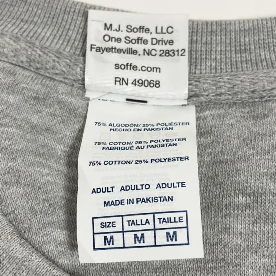 アメリカ海軍兵学校 U.S.N.A. グレー SOFFE スウェットシャツ 新品 =