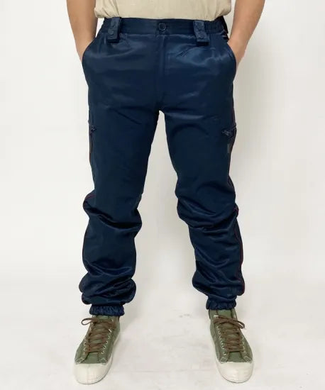 フランス警備隊 ASVP ネイビー レッドライン ワークパンツ 新品 433RN=