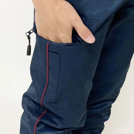 フランス警備隊 ASVP ネイビー レッドライン ワークパンツ 新品 433RN=