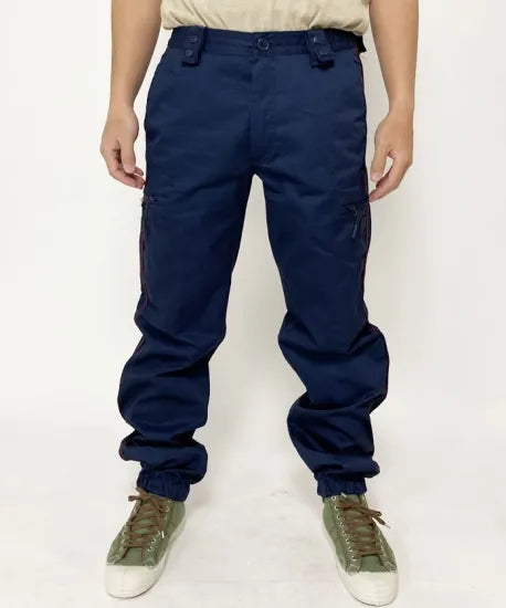 【スモール&ビッグ特価】フランス警備隊 ASVP ネイビー レッドライン ワークパンツ 新品 433RN=