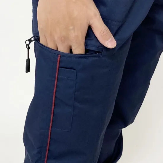 【スモール&ビッグ特価】フランス警備隊 ASVP ネイビー レッドライン ワークパンツ 新品 433RN=