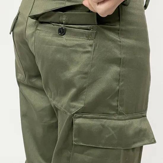 イタリア陸軍 OD コンバットパンツ USED -