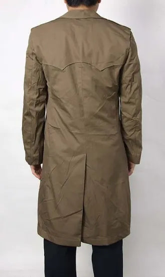 (11/29まで特価)イタリア陸軍 カーキ トレンチコート ボアライナーベスト付 新品 638KN
