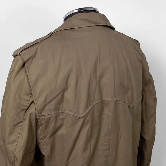 (11/29まで特価)イタリア陸軍 カーキ トレンチコート ボアライナーベスト付 新品 638KN