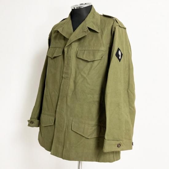 フランス軍 ビンテージ ワッペン付 M-47 フィールドジャケット 前期型初期 USED