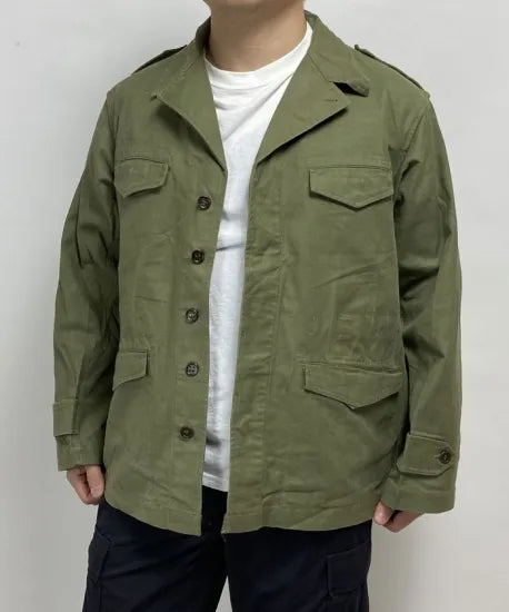 フランス軍 ビンテージ ワッペン付 M-47 フィールドジャケット 前期型初期 USED