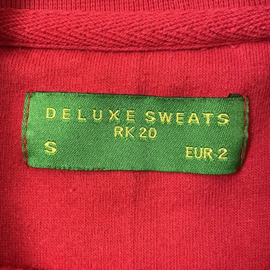 2種類 イギリス軍関連 レッド スウェットシャツ USED UK95