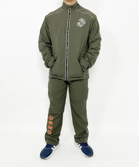 (11/22まで特価)アメリカ海兵隊 U.S.M.C. new balance製 PT ランニングジャケット 新品 A39N=