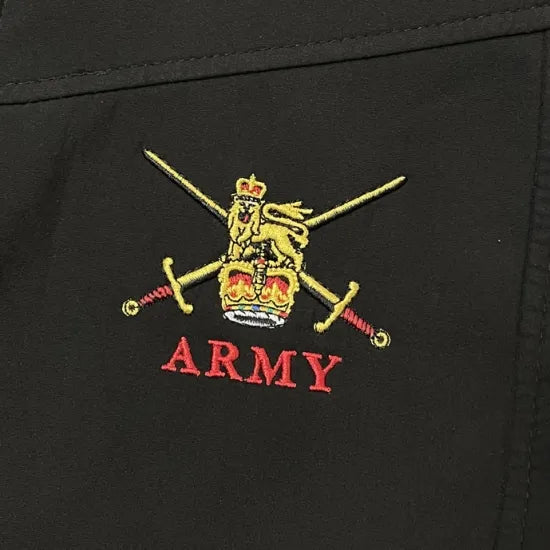 1点物 イギリス陸軍 ARMY ブラック ソフトシェルジャケット USED UK103U