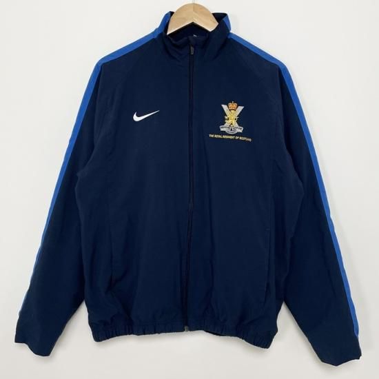 ロイヤル・スコットランド連隊 SCOTS ネイビー "NIKE" トレーニングジャケット(USED)UK116=