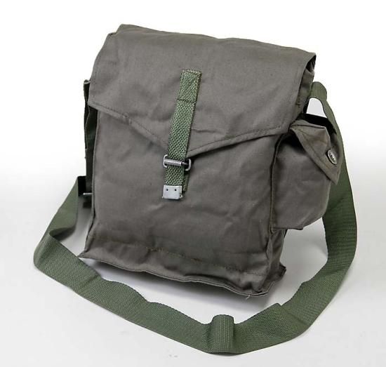 ポーランド軍 グレー ビンテージ ショルダーバッグ 新品 328N-