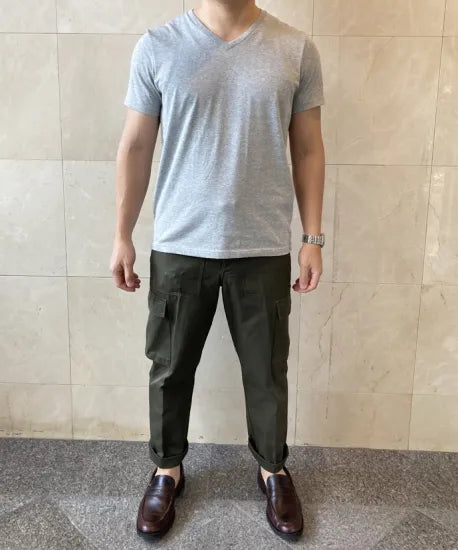 オーストリア軍 OD M-75 フィールド カーゴパンツ BランクUSED 741U2=