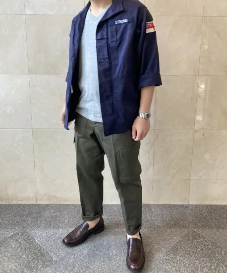 オーストリア軍 OD M-75 フィールド カーゴパンツ BランクUSED 741U2=