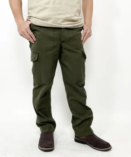 オーストリア軍 OD M-75 フィールド カーゴパンツ BランクUSED 741U2=