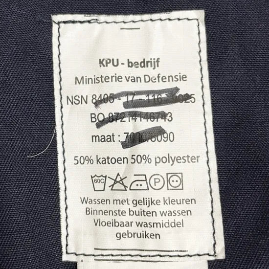 オランダ軍 ネイビー タクティカルパンツ USED 745U=