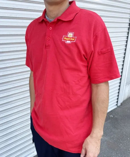 【2カラー】イギリス郵便 Royal Mail ワーク ポロシャツ USED B92U-