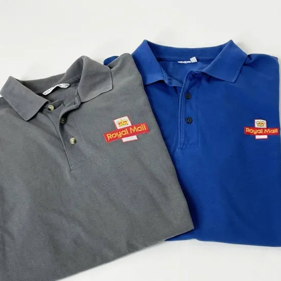 【2カラー】イギリス郵便 Royal Mail ワーク ポロシャツ USED B92U-