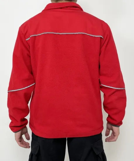 イギリス郵便 Royal Mail レッド フリースジャケット USED B91U