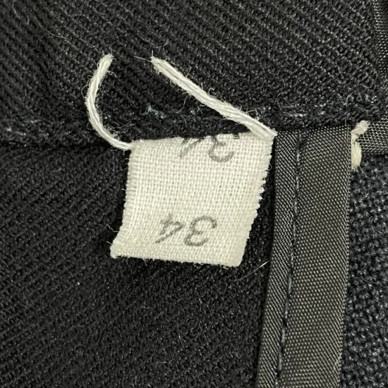 ドイツ海軍 ブラック ギャバジン セーラーパンツ USED 322U=