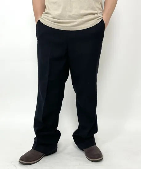 ドイツ海軍 ブラック ギャバジン セーラーパンツ USED 322U=