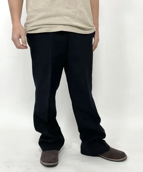 ドイツ海軍 ブラック ギャバジン セーラーパンツ USED 322U=