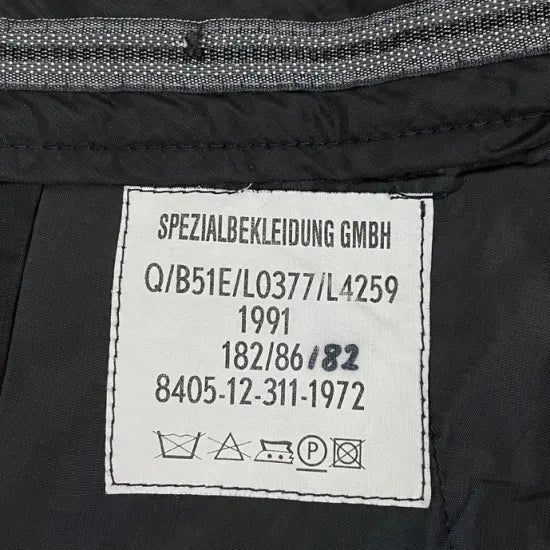 ドイツ海軍 ブラック ギャバジン セーラーパンツ USED 322U=