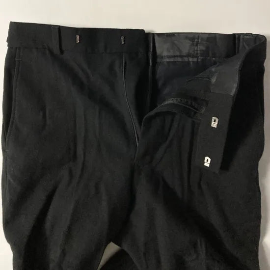 スモール&ビッグ特価 イギリス海軍 ROYAL NAVY ブラック フレア ドレスパンツ USED =