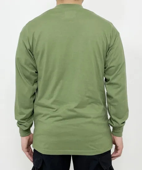 チェコ軍 グリーン プラハ ロングTシャツ 新品 -