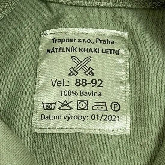 チェコ軍 グリーン プラハ Tシャツ 新品 T73N-