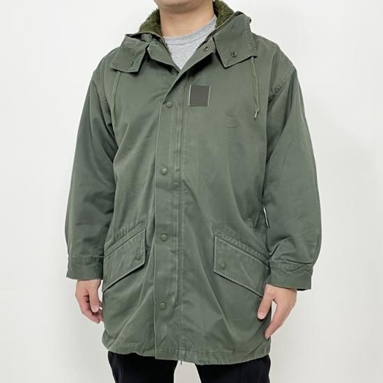 フランス軍 OD HBT F-1 パーカー ボアライナー付 USED 420U