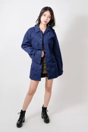 アメリカ沿岸警備隊 USCG ネイビー リップストップ ジャケット 新品 A1YGI=