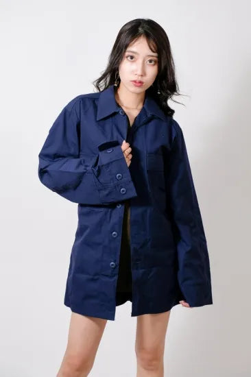 アメリカ沿岸警備隊 USCG ネイビー リップストップ ジャケット 新品 A1YGI=