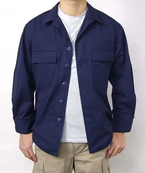 アメリカ沿岸警備隊 USCG ネイビー リップストップ ジャケット 新品 A1YGI=