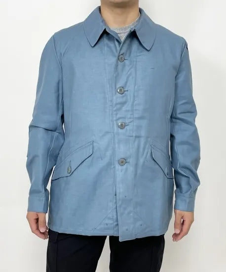 スウェーデン軍 ライトブルー CIVILFORSVARET M-59 フィールドジャケット 新品