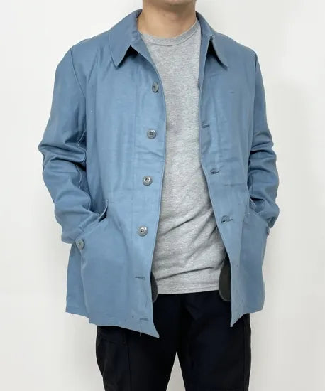 スウェーデン軍 ライトブルー CIVILFORSVARET M-59 フィールドジャケット 新品